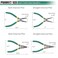 Queta 4pcs 7Inch Snap Ring Pliers Set Heavy Duty InternalExternal Circlip Pliers Kit with StraightBent Jaw CRV Steel for Ring Remover Retaining C Clip Pliers with Storage Bag