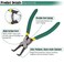 Queta 4pcs 7Inch Snap Ring Pliers Set Heavy Duty InternalExternal Circlip Pliers Kit with StraightBent Jaw CRV Steel for Ring Remover Retaining C Clip Pliers with Storage Bag