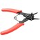 TAODAN Snap Ring Pliers 1Set 4 In 1 C Clips Removal Retaining Set for Automotive and Engine Repair Interchangeable Jaw Head 45 90 and 180 Degree Angled Jaws AC Compressor Clutch Holding Tool