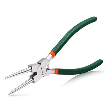 SPEEDWOX 9Inch Snap Ring Pliers Internal Circlip Pliers Kit Tip Diameter 009 Inch Precision Retaining Ring Pliers Straight Jaws for Ring Remover Retaining