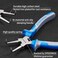 SPEEDWOX Circlip Pliers Internal Snap Ring Pliers with Bent Jaw 7 Inches Retaining Ring Plier Precision C Clip Pliers Tip Diameter 007 Fixed Tip Comfort TPR Handles