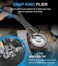 Deargooday Straight UJoint Snap Ring Pliers Plastic Push Pin Pliers 70300 for use with Class 15 trucks cars ATVUTV and equipment