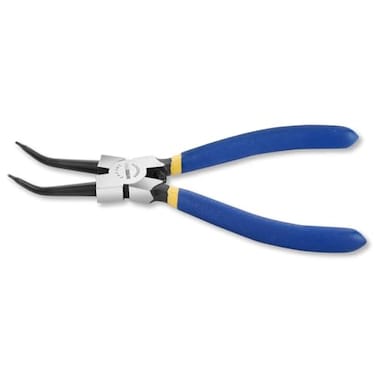 WISEPRO 7 Internal Snap Ring Pliers Heavy Duty Circlip Pliers with 45Degree Bent Jaw for Retaining Ring Removal and Installation Professional CClip Assembly Tool with CrV Steel