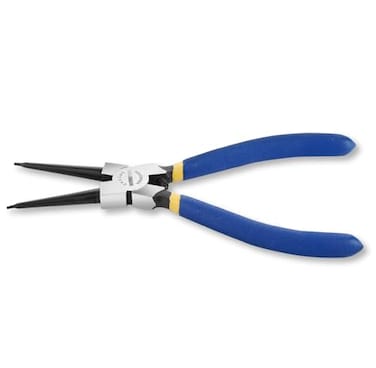 WISEPRO 7 Internal Snap Ring Pliers Heavy Duty Circlip Pliers with Straight Jaw for Retaining Ring Removal and Installation Professional CClip Assembly Tool with CrV Steel