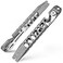 TISUR Titanium EDC Pry Bar Keychain Pry Bar Multitool With Bottle Opener Pocket Small Crowbar for Men Outdoor