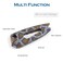 Hamans Titanium Pry Bar Multi Tool Mini Keychain 165 with Wrench Screwdriver Nail Puller Function Multicolor