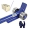 KARRYTON Pry Lever Bar 5T11000LBS Load Capacity 5FT Length Steel Handle Prylever Bar with Wheels for Heavy Duty Equipment HandlingGreat Hand Tool with Four Industrial Bearings
