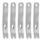 RONRONS 5 Pack Mini Stainless Steel Pocket Pry Bar Crowbar Multifunction EDC Tool Survival Opener