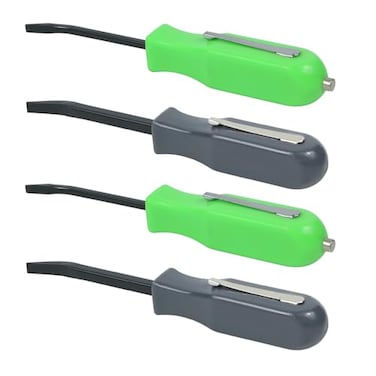 SUNHZ MCKP SUNHZMCKP 4 PCS Small Pry Bar Multifunction Mini Pocket Pry Bar Tool with Magnet Top for Car Repair Home Office Mechanics Electricians Repair