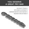 WeKnife Gesila Mini Pocket Flat Pry Bar Crowbar Multifunction EDC Titanium Tool Nail Puller Survival Opener NoSlip And Corrosion Resistant A08BGray1 PACK