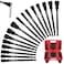 SEDY Nut Driver Impact Bit Set 31Piece Magnetic Socket Impact Drill Bit Tool Sets Extra Long Hex Nut Setter Driver Holder Metric SAE Screwdriver Bits 14 Drive Shank Adapter Extension