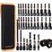 MULWARK MulWark 29 Piece Magnetic Nut Driver Set Impact drill socket adapter SAE and Metric Nut Driver Set Includes Magnetic Bit Holder Quick Release Extension with Storage Bag Christmas Gift