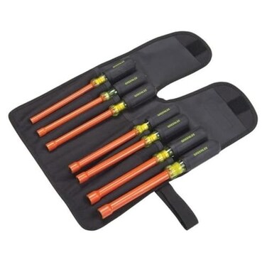 Greenlee 025303NHINS Insulated Nut Driver Kit 7Piece