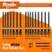 ROMON 18Piece Long Magnetic Nut Driver Set for Impact Drill SAE and Metric Screwdriver Bits 14 Inch Hex Shank Adapter Extension CrV Steel