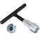 DOFEDOFO Wing Nut Tool T Handle Wing Nut Hand Tool Wing Nut Driver for Eye Screws and Screwin Hooks Heavy Duty Metal Manual Installation Tightening Release Portable Wing Nuts Tool
