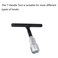 DOFEDOFO Wing Nut Tool T Handle Wing Nut Hand Tool Wing Nut Driver for Eye Screws and Screwin Hooks Heavy Duty Metal Manual Installation Tightening Release Portable Wing Nuts Tool