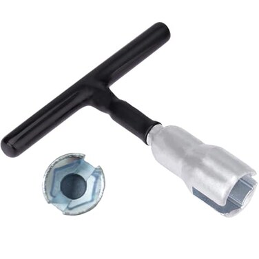 DOFEDOFO Wing Nut Tool T Handle Wing Nut Hand Tool Wing Nut Driver for Eye Screws and Screwin Hooks Heavy Duty Metal Manual Installation Tightening Release Portable Wing Nuts Tool