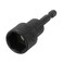 HARFINGTON Magnetic Nut Driver 17mm Hex Drive Socket CRV Steel Power Screw Drill Bits Socket Wrench Tools with 14 Quick Change Hex Shank for Power Drills Impact Drivers Black