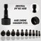 HORUSDY 22Piece Power Nut Driver Set for Impact Drill SAE and Metric 14 Nut Driver Hex Keys Hex Head Drill Bit Set
