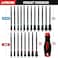 LLNDEI 21Piece Magnetic Nut Driver Set SAE 14 to 916 Metric 5mm to 15mm Nut Driver Set with NonSlip Grip Handle Upgrade CrV Magnetic Socket set for Secure Fastening in Tight Spaces