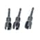 PANOVOS 3pc Power Wing Nut Driver SetSlot Wing nuts Drill Bit Socket Wrenches Tools Set14 Hex Shank Drills Bits for Panel Nuts screws eye hook bolt