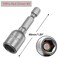 SeonFook 10Pcs Magnetic QuickChange Nut Driver Bit 10mm Power Nut Setter Drill Bits 14 Hex Shank Impact Nut Setter Socket Driver Drill Bit Set for Hand Drill Electric Screwdriver 189 Length