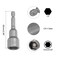 uxcell 14mm Magnetic Hex Socket 65mm256 14 Hex Shank Magnetic Power Nut Driver Set CRV QuickRelease Extensions for Impact Drill Nut Setters Socket Wrench Screw 2 Pcs