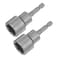 uxcell 18mm Magnetic Hex Socket 65mm256 14 Hex Shank Magnetic Power Nut Driver Set CRV QuickRelease Extensions for Impact Drill Nut Setters Socket Wrench Screw 2 Pcs
