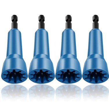 Taikula Wire Twister Tool Twist Wire Connector Socket Driver with 14 Chuck for electricians4 Packblue