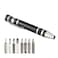 SWATOM 8 in 1 Mini Screwdriver Set Small Screwdrivers Pen Magnetic Repair Tools EDC Compact Precision Gadgets for Computer Eyeglasses Daily Home Improvement Use Black