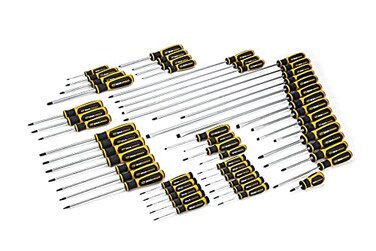 GEARWRENCH 51 Pc Master Complete Screwdriver Set Dual Material Handles 80051A