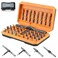 Faireach 42 in 1 Magnetic Screwdriver Set DIY Ratchet Screwdriver Set Multi Bit Magnetic Drive Set with Detachable Ratchet Handle Portable Compact Repair Tool Kit for Furniture Computer Bicycle