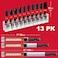 GEINXURN Geinxurn 3 PCS Drive Guide with Self Retracting Sleeve35 and 10 Pcs Screwdriver Bit Magnetic Drill Bit Tip Holder for Prevent Screws Shaking When Driving