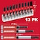 GEINXURN Geinxurn 3 PCS Drive Guide with Self Retracting Sleeve35 and 10 Pcs Screwdriver Bit Magnetic Drill Bit Tip Holder for Prevent Screws Shaking When Driving