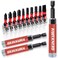 GEINXURN Geinxurn 3 PCS Drive Guide with Self Retracting Sleeve35 and 10 Pcs Screwdriver Bit Magnetic Drill Bit Tip Holder for Prevent Screws Shaking When Driving