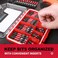 GEINXURN Geinxurn 71pieces Impact Screwdriver Bits Set Magnetic S2 Steel Multi Insert Power Bits Tips with Impact Bit Holder with Storage Box