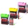 GEINXURN Geinxurn Impact Torx Screwdriver Bits Set45 Pcs Magnetic T10T15T20T25T30 S2 Steel Multi Star Driver Bits with Storage Colorful Box