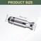 HARFINGTON 4pcs PreDrilled Blank Screwdriver Tool Handles 53mm Hole 90mm Length PVC Plastic Replacement Grips Clear Black