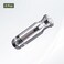 HARFINGTON 4pcs PreDrilled Blank Screwdriver Tool Handles 53mm Hole 90mm Length PVC Plastic Replacement Grips Clear Black