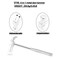 LANDIBO 6in1 MultiPurpose Hammer Screwdriver Tool with NonSlip Handle SlottedFlat Head Phillips Screwdriver Mini Hammer for Opening Walnut Home Watchmaker Repair Tools argent