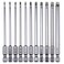 WONAIER 11Pcs Security Torx Bits Set S2 Aolly Steel Magnetic Screwdriver Bit Set 4inch 14 Hex Shank Impact Driver Drill Bits Sets T6T40