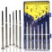 Lonisiv 6 PCS Precision Screwdriver Sets Eyeglass Repair Kit Screwdriver Mini Screwdriver Set Flat Head and Philips Head Screwdriver Sets With 6 Different Sizes Suitable For Watch Electronic Repairs