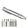 SWATOM 8 in 1 Mini Screwdriver Set Small Screwdrivers Pen Magnetic Repair Tools EDC Compact Precision Gadgets for Computer Eyeglasses Daily Home Improvement Use Grey