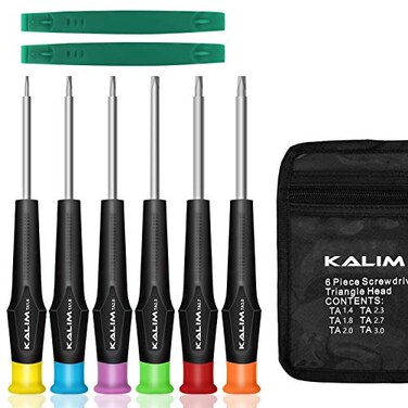KALIM Triangle Head Screwdriver Set 6 PCS Repair Insulation Set Triangle Driver Set for Thomas McDonalds Toy Suitable for Electronic Equipment Disassembly Toy Repair etcTA14TA30