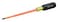 Greenlee 015322INS 316Inch by 6Inch Insulated Cabinet Tip Screwdriver