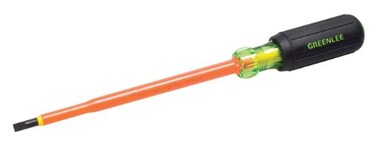 Greenlee 015322INS 316Inch by 6Inch Insulated Cabinet Tip Screwdriver