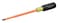 Greenlee 015322INS 316Inch by 6Inch Insulated Cabinet Tip Screwdriver