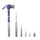 YOUMI 6in1 Floral Hammer Kit Multifunctional Set with Cross Flat Screwdriver Portable Mini Gift