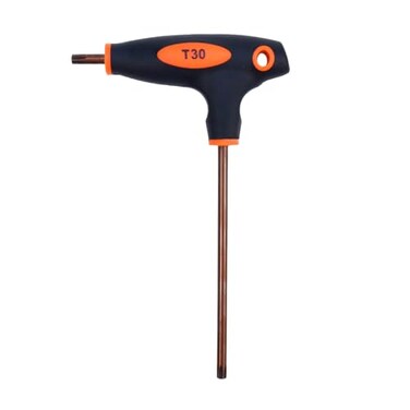 Antrader T30 Torx ScrewdriverAnti Tamper Proof Torx KeyS2 Steel THandle Dual End Wrench1Pcs