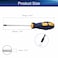 Auniwaig Torx Screwdriver T20 Security Magnetic Star Screw Driver with 100mm CRV Shaft and Black Yellow Handle 1 Pcs